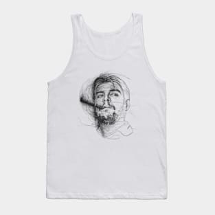 Che Guevara Scribble Art Tank Top